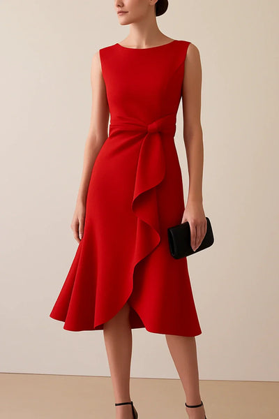 Sandra – Elegantes Abendkleid mit Schleifendetail