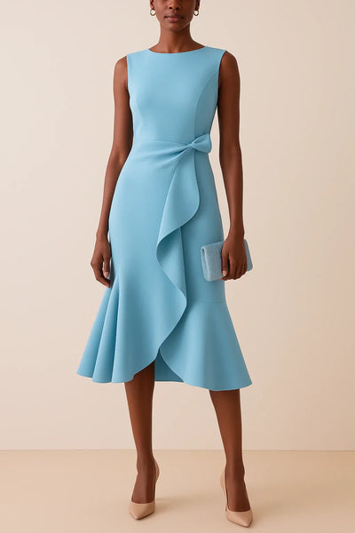 Sandra – Elegantes Abendkleid mit Schleifendetail