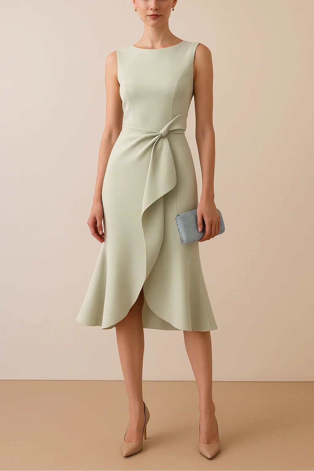 Sandra – Elegantes Abendkleid mit Schleifendetail