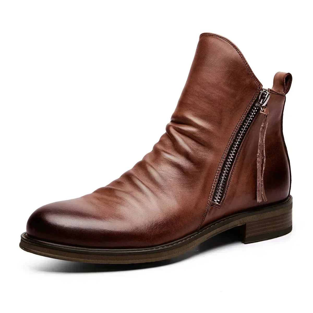 MARTIN™ | Lederstiefeletten mit Reißverschluss
