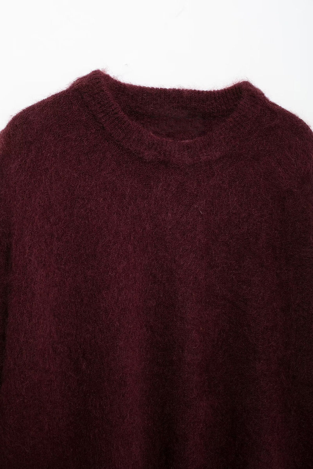 Frieda | Luxuriöser weicher burgunderfarbener Damenpullover