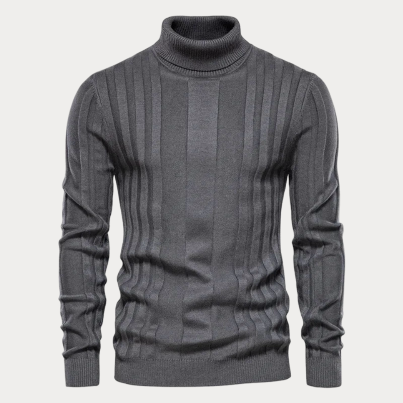 Herren Strickrollkragenpullover