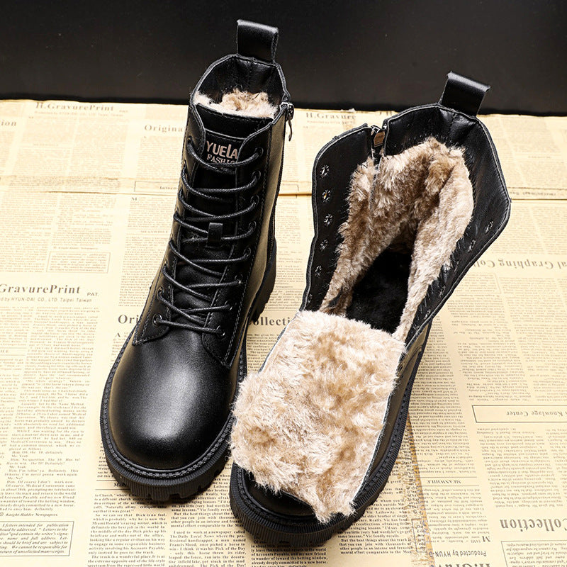 Elegante Winterstiefel in Lederoptik – Stil und Wärme für kalte Tage