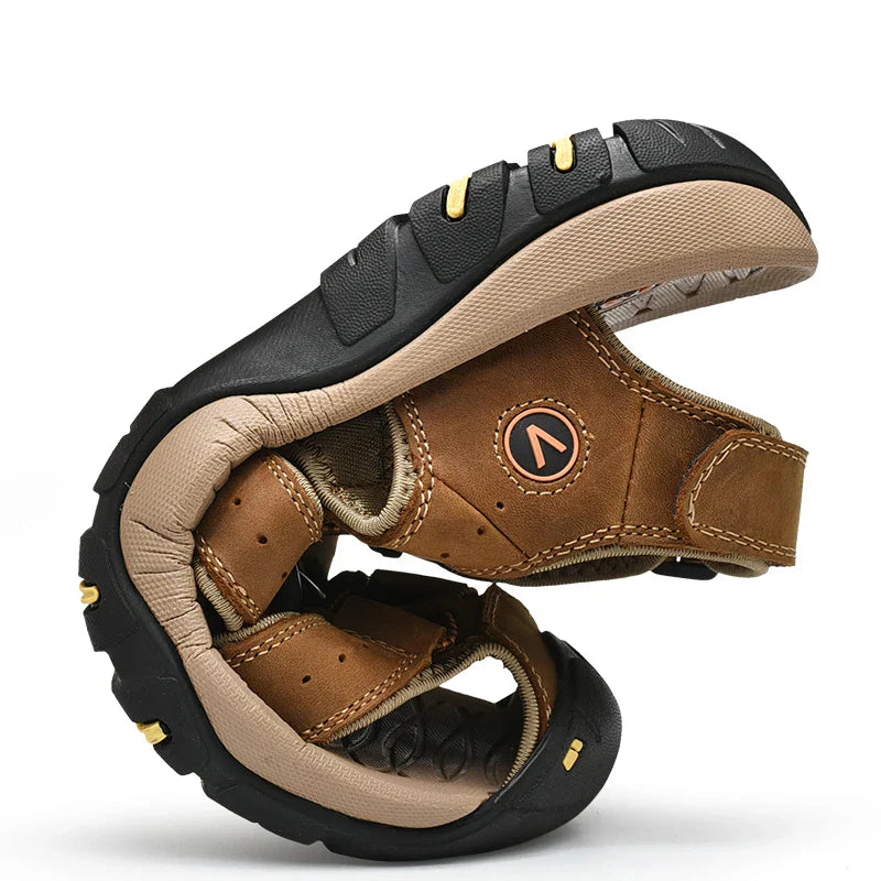 VITORIO - HERREN LEDERSANDALEN
