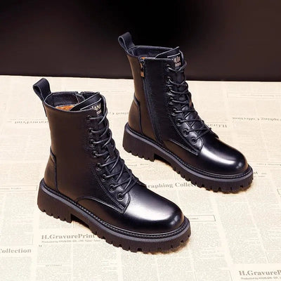 Elegante Winterstiefel in Lederoptik – Stil und Wärme für kalte Tage