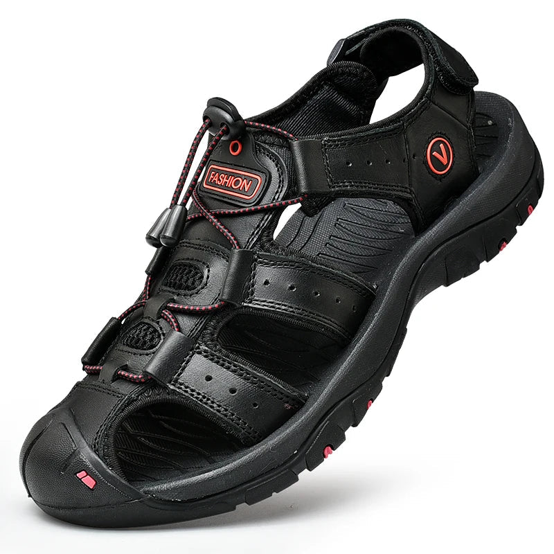 VITORIO - HERREN LEDERSANDALEN