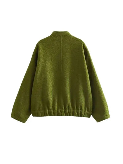 Saira | Oversized Bomberjacke Mit Taschen