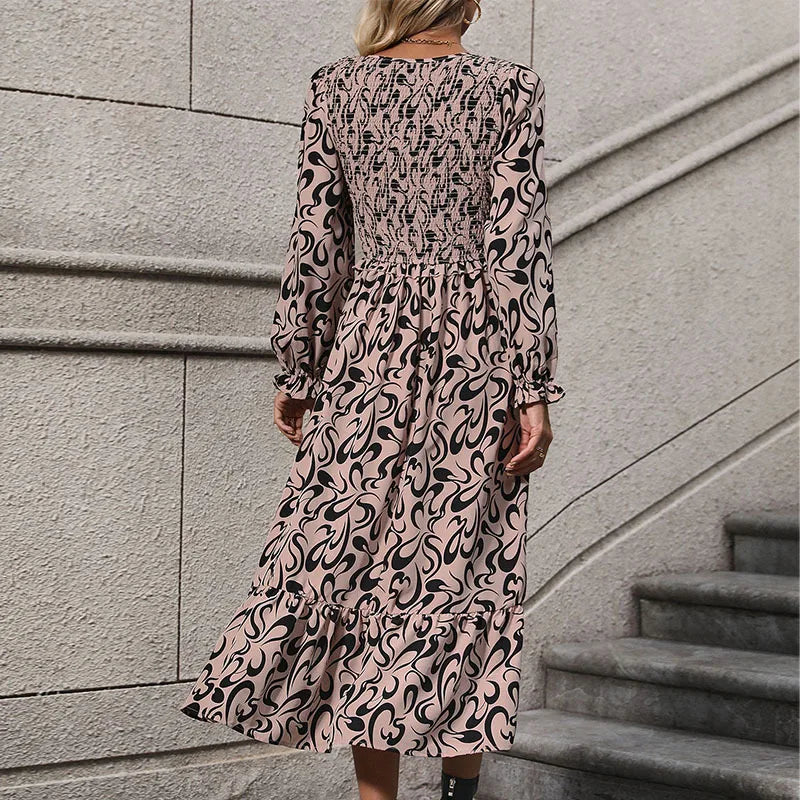Celeste | Schickes Leichtes Damenkleid mit V-Ausschnitt