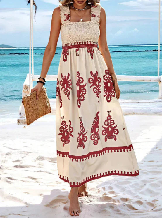 Suzy – Stilvolles Boho-Maxikleid
