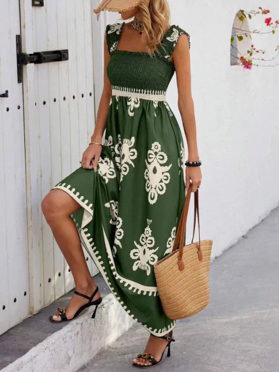 Suzy – Stilvolles Boho-Maxikleid