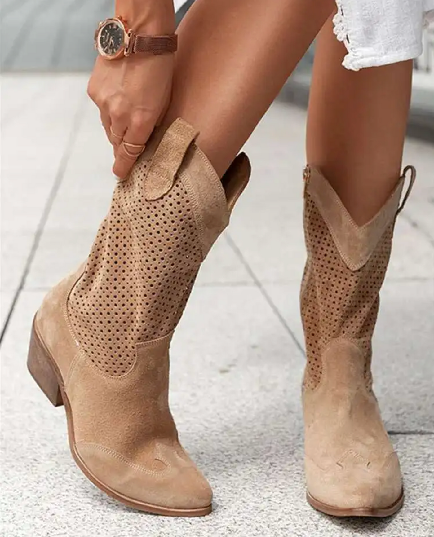 Zulana | Desert Breeze Wildlederstiefel