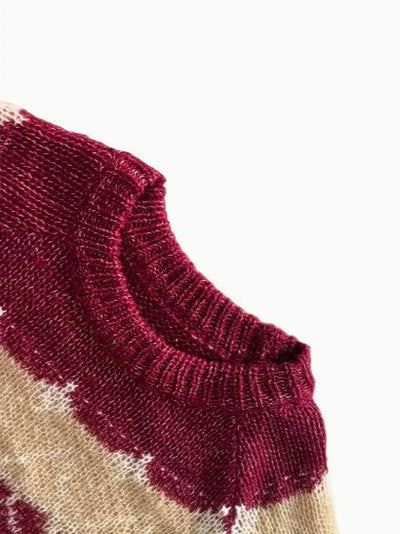 Modischer Strickpullover für Damen