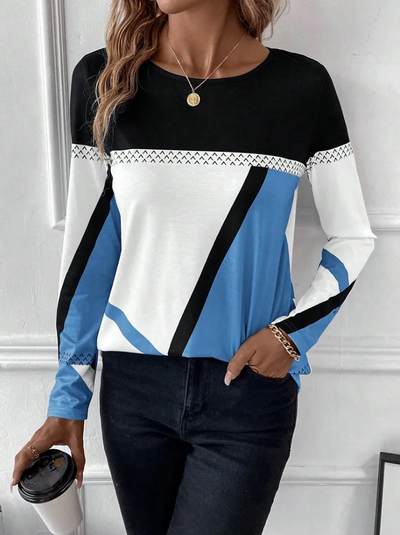 Althea – damen-langarmshirt, locker und stylisch