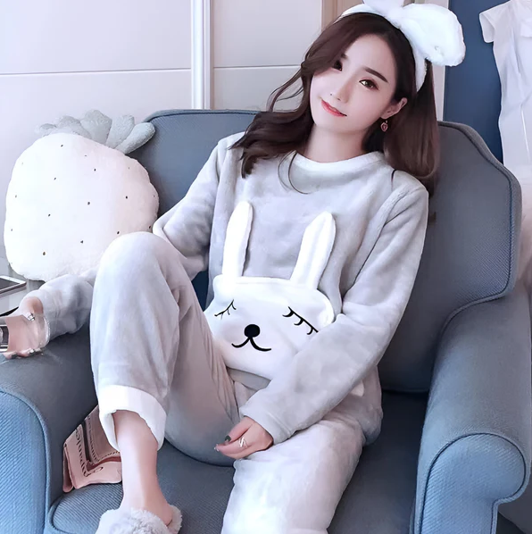 Gerda | kuscheliges fleece-pyjama-set