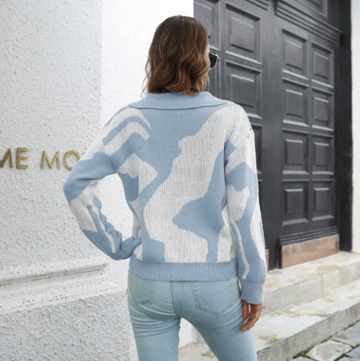 Tiera – stylischer strickpullover aus baumwolle