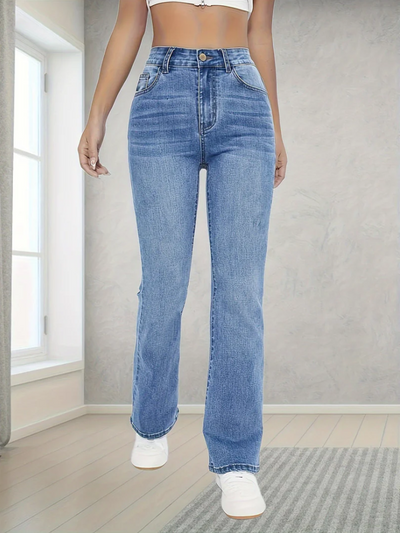 Lovisa – hellblaue bootcut-jeans