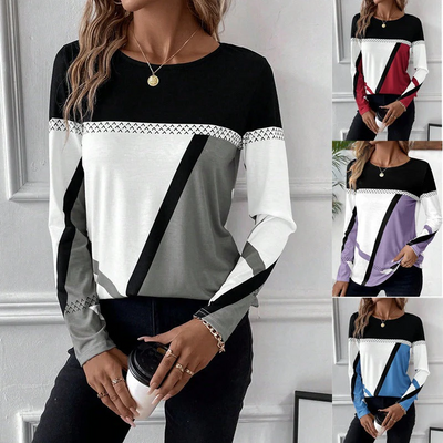 Althea – damen-langarmshirt, locker und stylisch
