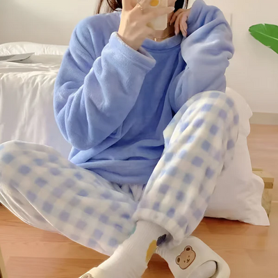Gerda | kuscheliges fleece-pyjama-set