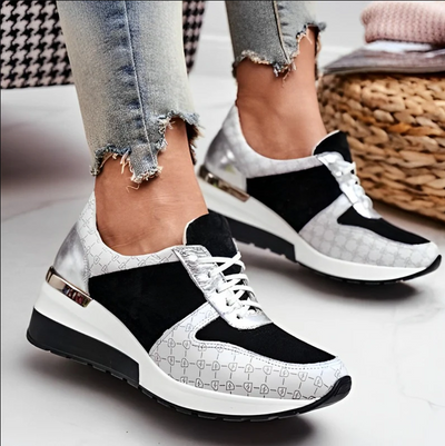 Amelia – keilsneaker mit sportlichem schnürverschluss