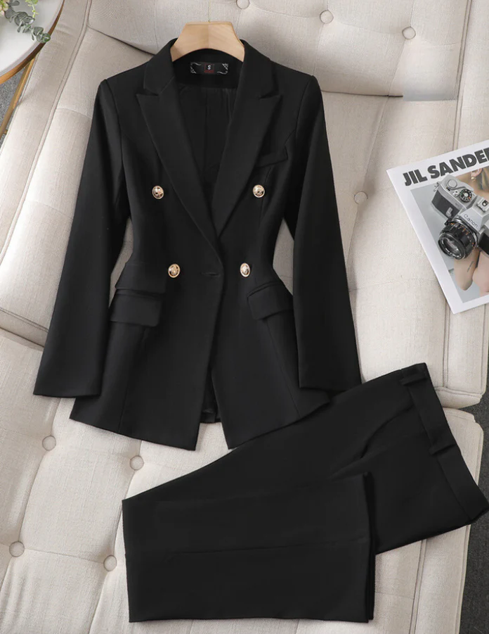 Deborah – set aus blazer und hose für damen
