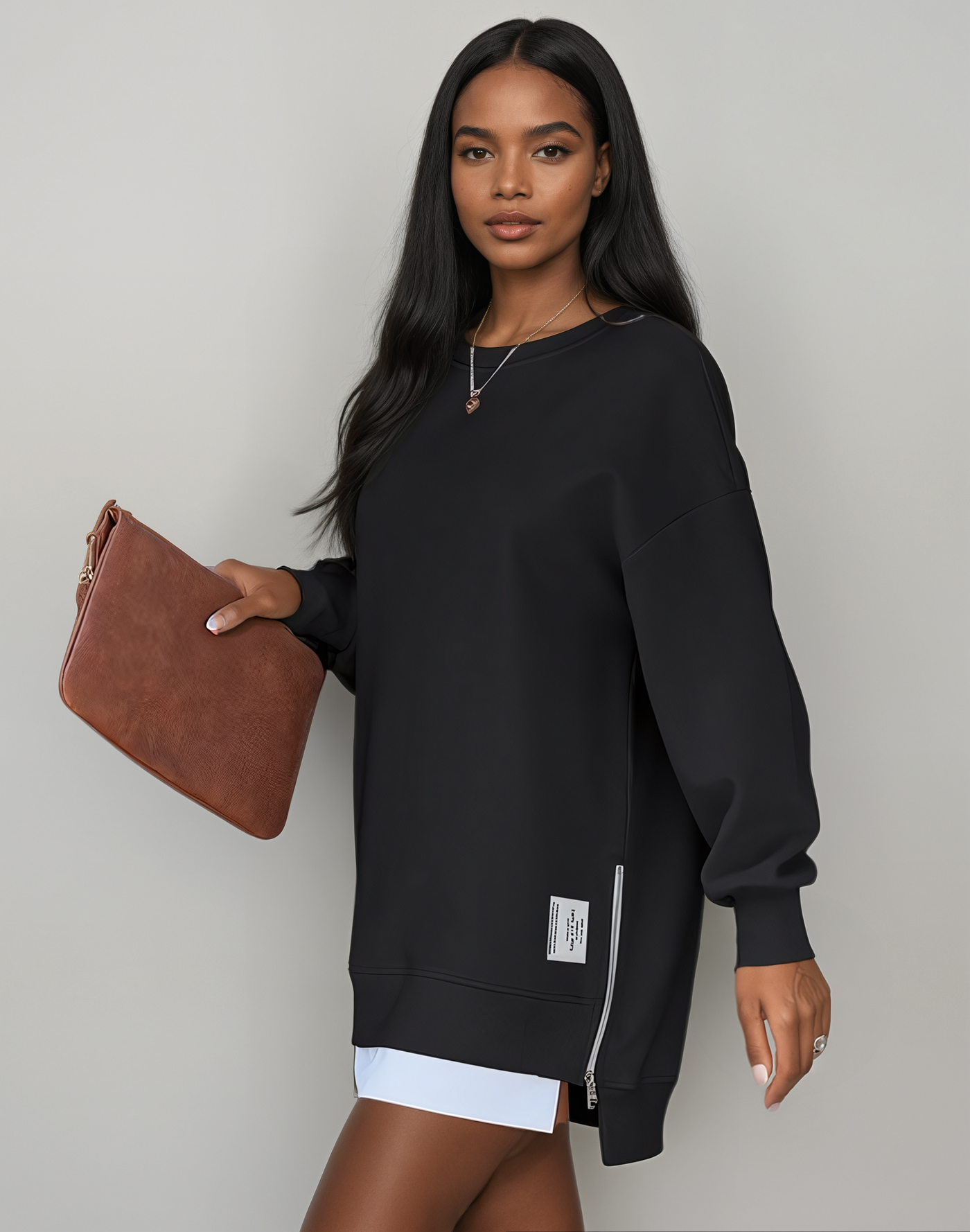 ASPEN SWEATSHIRT-KLEID