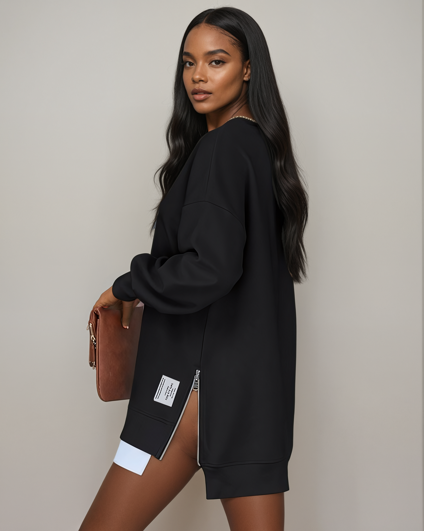 ASPEN SWEATSHIRT-KLEID