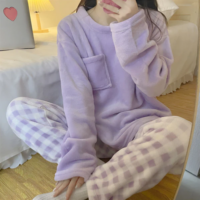 Gerda | kuscheliges fleece-pyjama-set
