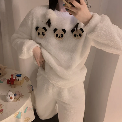 Gerda | kuscheliges fleece-pyjama-set
