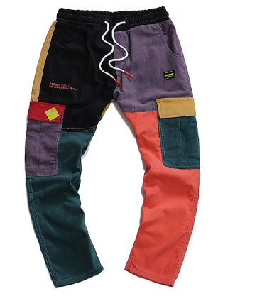 Fabianus | Stilvolle Patchwork Verstellbare Herren-Jogginghose