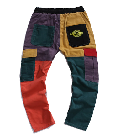 Fabianus | Stilvolle Patchwork Verstellbare Herren-Jogginghose