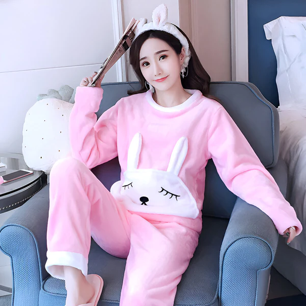 Gerda | kuscheliges fleece-pyjama-set