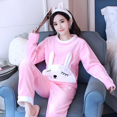 Gerda | kuscheliges fleece-pyjama-set