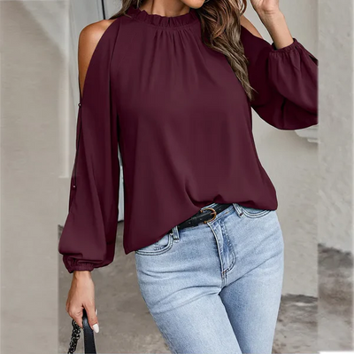Maxine - stylisches langarm-top