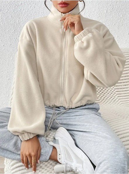 Jaila – kurze fleecejacke