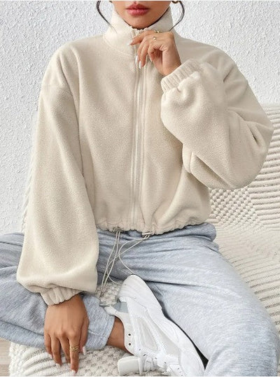 Jaila – kurze fleecejacke