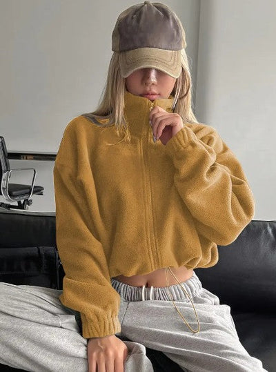 Jaila – kurze fleecejacke