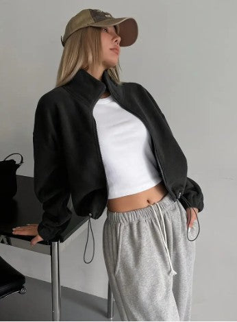 Jaila – kurze fleecejacke