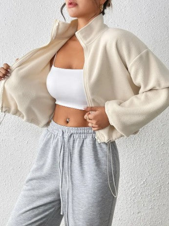 Jaila – kurze fleecejacke