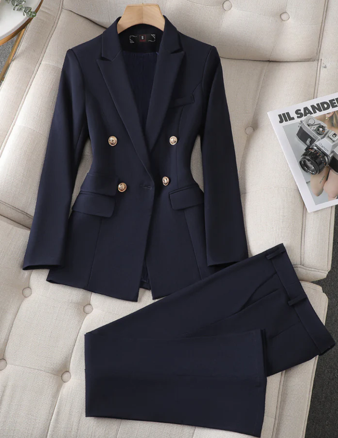 Deborah – set aus blazer und hose für damen