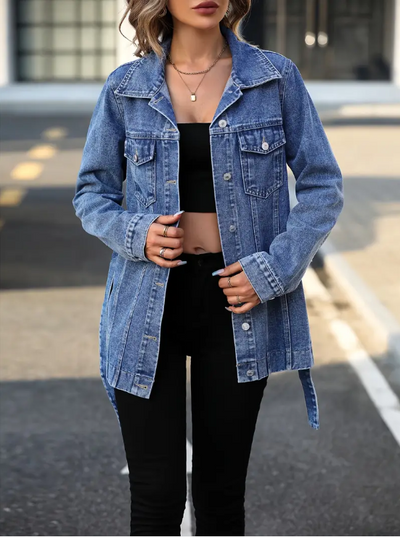 Primrose - stylische jeansjacke aus baumwolle