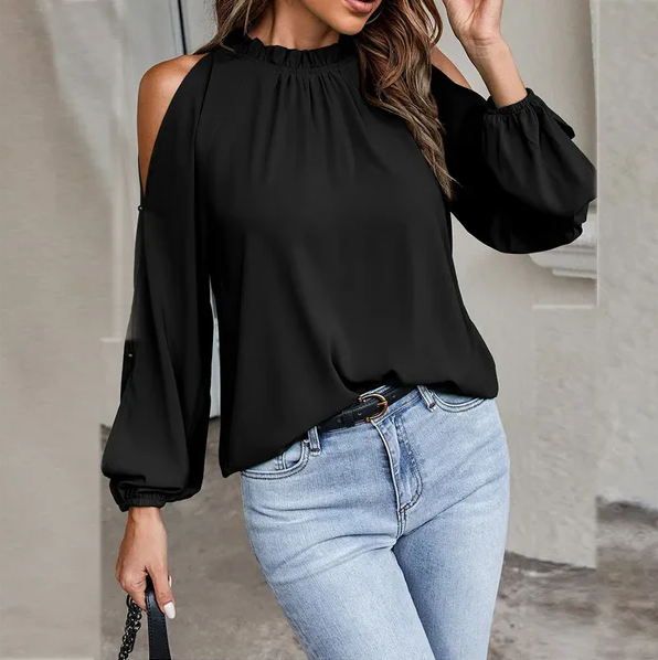 Maxine - stylisches langarm-top
