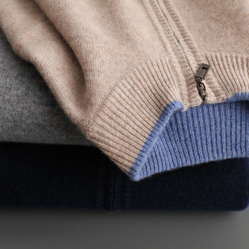 KASCHMIR REIẞVERSCHLUSSJACKE