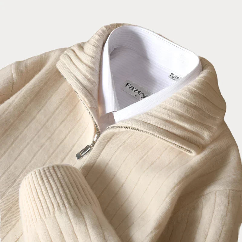 Strickjacke mit Reißverschluss für Herren