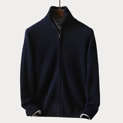 Strickjacke mit Reißverschluss für Herren