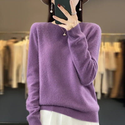 DEMI™ - DAMENPULLOVER AUS MERINOWOLLE UND KASCHMIR