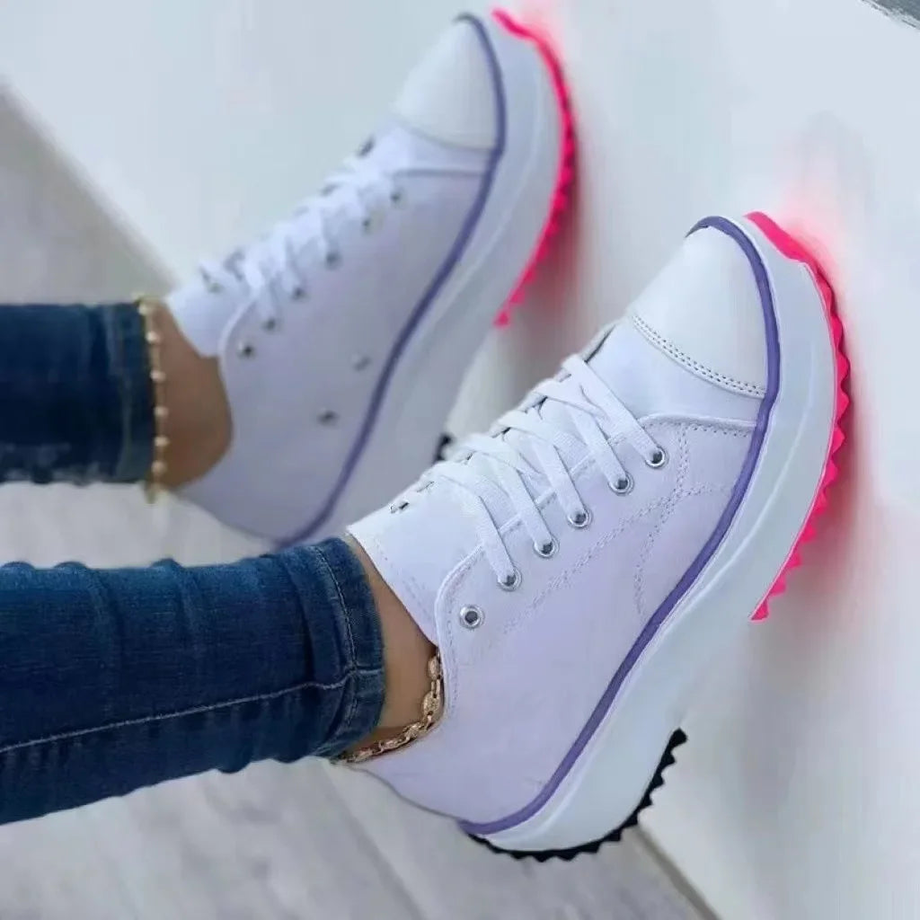 RAQUEL™ - PREMIUM  PLATEAU SNEAKERS