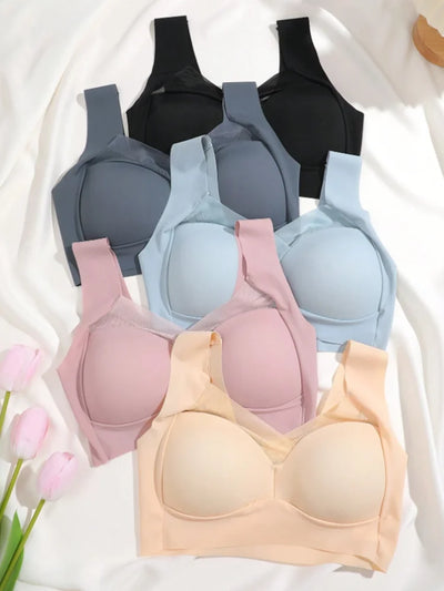 Marlene | 3er-Pack Nahtlose, stützende Sport-Bralettes für maximalen Komfort