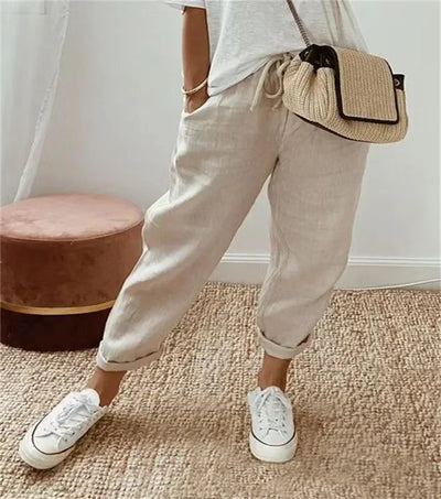 EMILY HOSE AUS BAUMWOLLEINEN