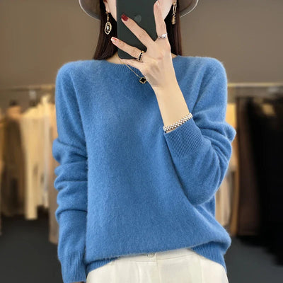 DEMI™ - DAMENPULLOVER AUS MERINOWOLLE UND KASCHMIR
