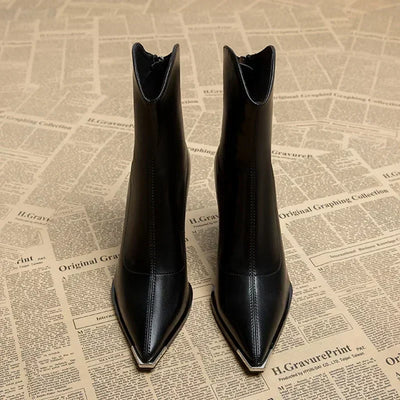 CHELSEA STIEFEL CHROM SPITZE